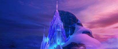 Il Palazzo di ghiaccio in Frozen - Il regno di ghiaccio