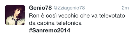 #Sanremo 2014: il Festival secondo Twitter