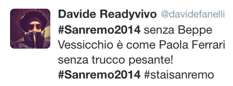 #Sanremo 2014: il Festival secondo Twitter