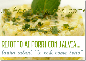 Risotto ai porri con salvia fruttata