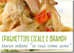 Spaghettini cicale e brandy