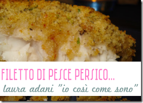 Filetto di pesce persico in crosta