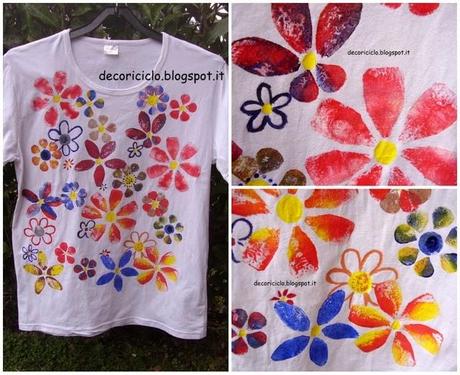 Stampini fatti con i tappi di sughero + Pittura su stoffa per bambini (2) Stampini fatti con i tappi di sughero + Pittura su stoffa per bambini (2)