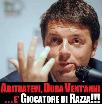 Adinolfi punta tutto su Renzi: abituatevi, dura vent'anni.