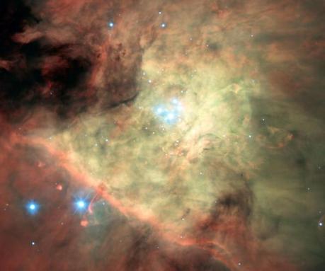 Immagine della nebulosa di Orione ottenuta da MUSE. Crediti: ESO