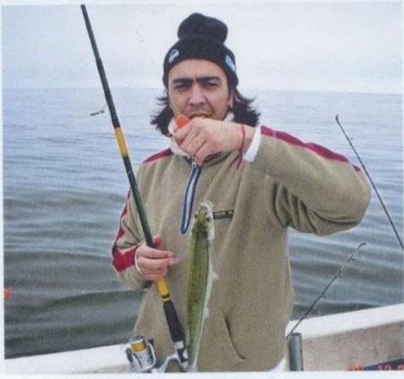 Alvaro Recoba pescador. amante de la pesca jugador Alvaro Recoba. - celebs celebrities fishing famous people personaggi famosi a pesca pescatori famosi amanti della pesca sportsmen actors politicians sportivi