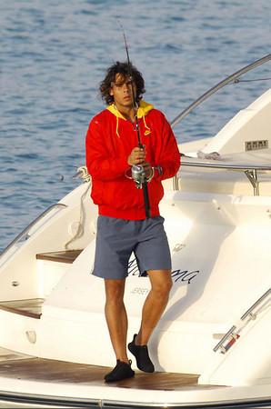 rafael nadal pesca de fondo desde el barco - celebs celebrities fishing personaggi famosi a pesca pescatori famosi amanti della pesca