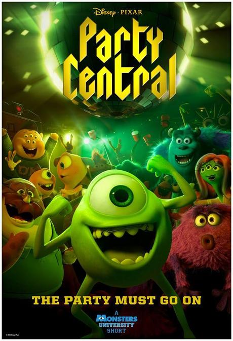 Prima clip e poster del corto Pixar Party Central