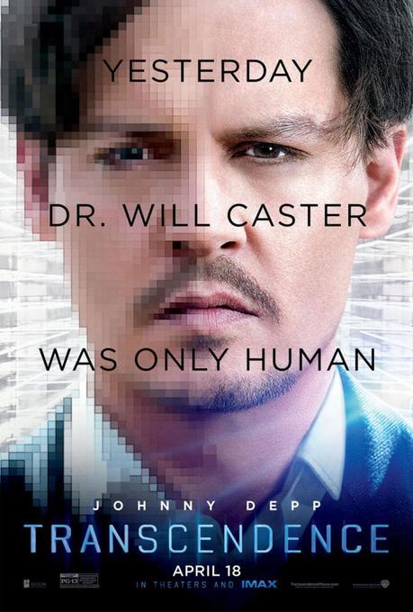 Manca qualche pixel a Johnny Depp nel nuovo poster di Transcendence