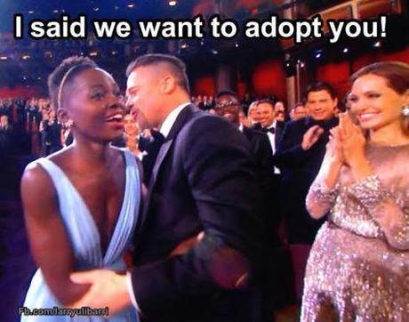 Brad Pitt Lupita Meme