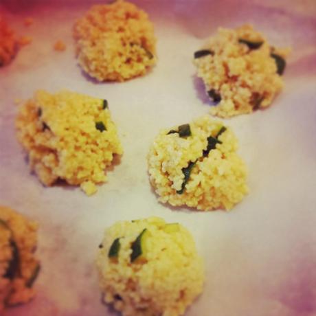 Polpettine di miglio e zucchine Polpettine di miglio e zucchine