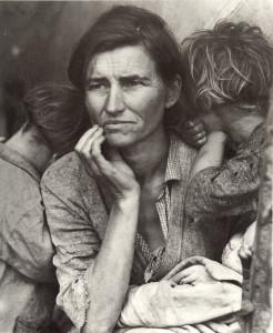 Lange Dorothea, Madre emigrante 1936