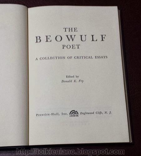 Il Beowulf di Tolkien in The Beowulf Poet di Donald Fry, edizione americana 1968