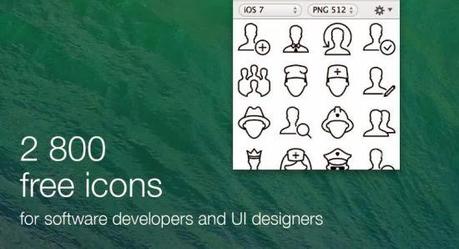 2800 Icone per designer e sviluppatori software