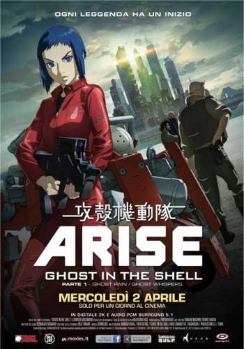 Ghost in The Shell ARISE al cinema  Masamune Shirow Makoto Shinkai Ghost in The Shell ARISE 