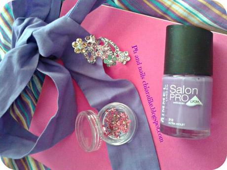 Spring 2014: radiant orchid nailart inspired #radiantorchid #spring2014 #pantoneinspired #nailart #nails #unghie #primavera #springnailart #lilla #rimmellondon #smaltirimmel