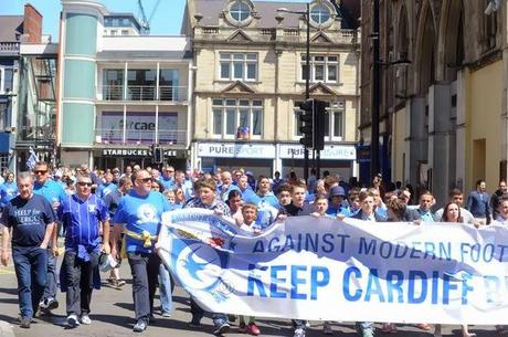 Cardiff City FC, i tifosi di nuovo in protesta il 22 Marzo contro il rebrand