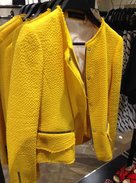 Zara - giacca giallo carico... adoro il colore!
