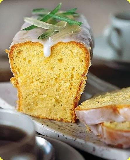 Cake al limone glassato