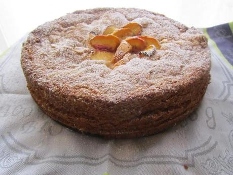 Torta Pesche e Fondente Gluten e Lactose- Free