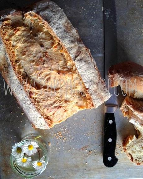 pane del rinfresco con margherite