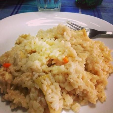 Risotto crescenza e carciofi