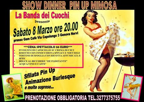 22 MARZO 2014: CENA PIN UP MIMOSA