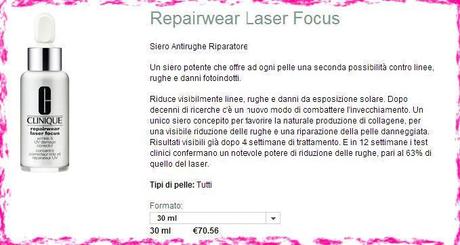 Repairwear Laser Focus di Clinique