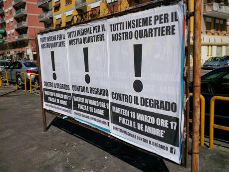 Comitato Magliana Contro il Degrado. E per promuoversi imbrattano tutto il quartiere di affissioni abusive