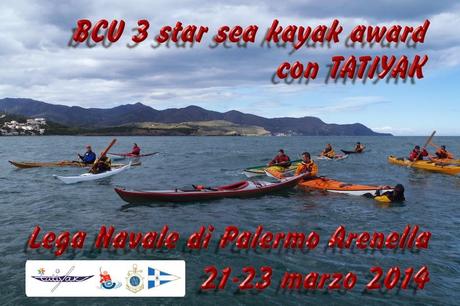 First Italian BCU 3 star sea kayak award!