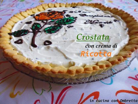 Crostata con crema di ricotta