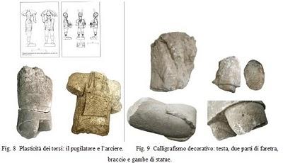 Le statue giganti nuragiche di Monte Prama esposte a Cagliari e Cabras