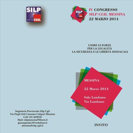 IV CONGRESSO PROVINCIALE SILP CGIL MESSINA