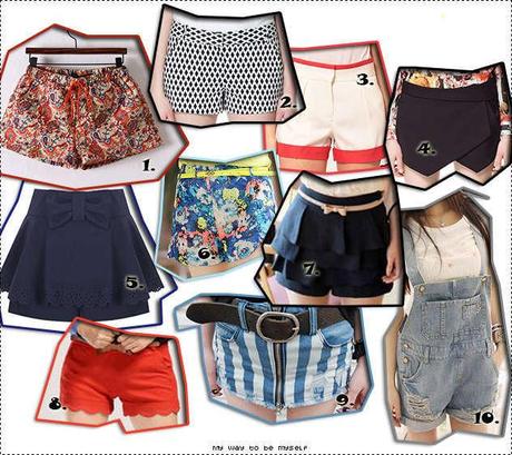 #koees: Shorts mon amour!