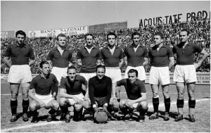 Una formazione del Torino 1942/43: Mazzola, Loik