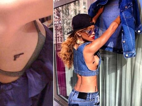 Rihanna, tutti i suoi tatuaggi... compresi quelli con errori grammaticali