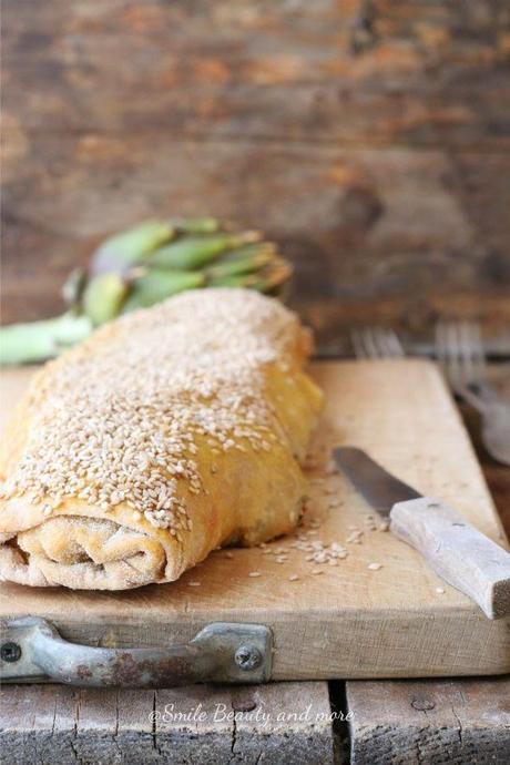 Strudel ai carciofi