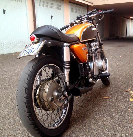 Honda Cb Four 500 Brat/Cafe by Ruote Rugginose