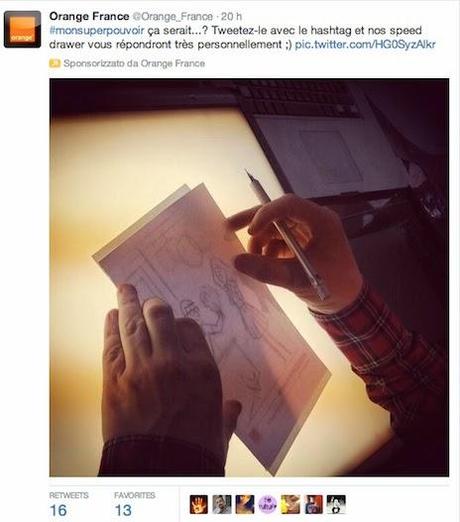 LOL: Orange e i superpoteri. Twitter, ottimo esempio di engagement LOL: Orange e i superpoteri. Twitter, ottimo esempio di engagement