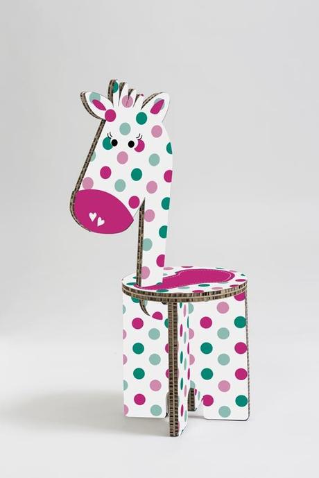 ZOË: LE SEDUTE/GIOCO PER BAMBINI IN CARTONE ALVEOLARE C-wendy - seduta cartone Collezione Zoe