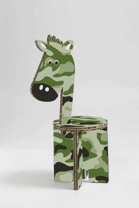 ZOË: LE SEDUTE/GIOCO PER BAMBINI IN CARTONE ALVEOLARE C-wallie - seduta cartone Collezione Zoe