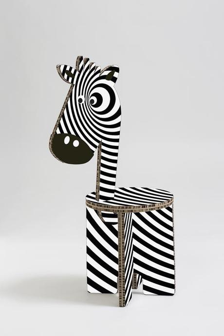 ZOË: LE SEDUTE/GIOCO PER BAMBINI IN CARTONE ALVEOLARE Z-ebby - seduta cartone Collezione Zoe