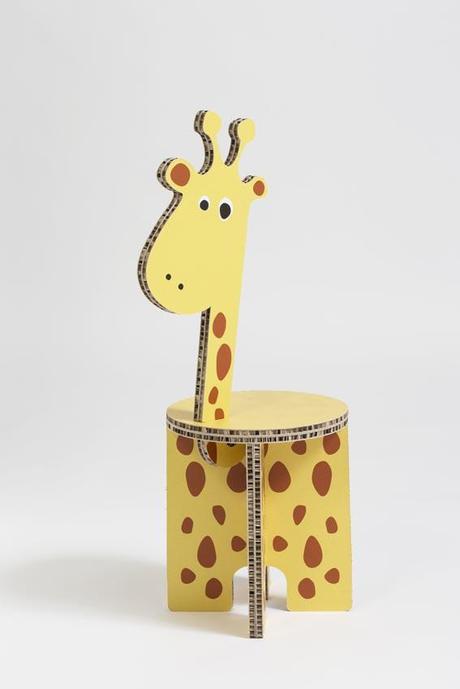 ZOË: LE SEDUTE/GIOCO PER BAMBINI IN CARTONE ALVEOLARE G-raffa - seduta cartone Collezione Zoe