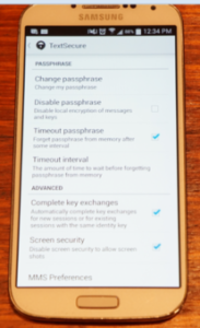 Come utilizzare TextSecure per inviare SMS crittografati su Android textsecure9
