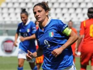 Patrizia Panico, capitano della Nazionale. Fonte: www.figc.it