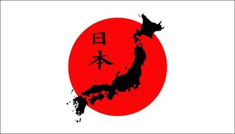 Japan country image on flag