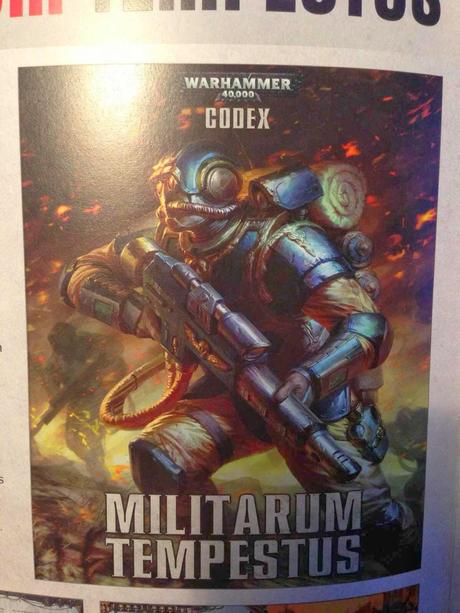 Rumors Astra Militarum: immagini da White Dwarf, Militarum Tempestus e la lista delle uscite