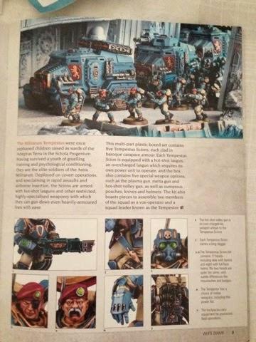 Rumors Astra Militarum: immagini da White Dwarf, Militarum Tempestus e la lista delle uscite