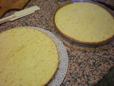 Torta di compleanno crema, panna e cioccolato