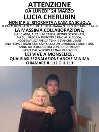 Monselice: scomparsa Lucia Cherubin 1977190_10201716825507688_550625641_n